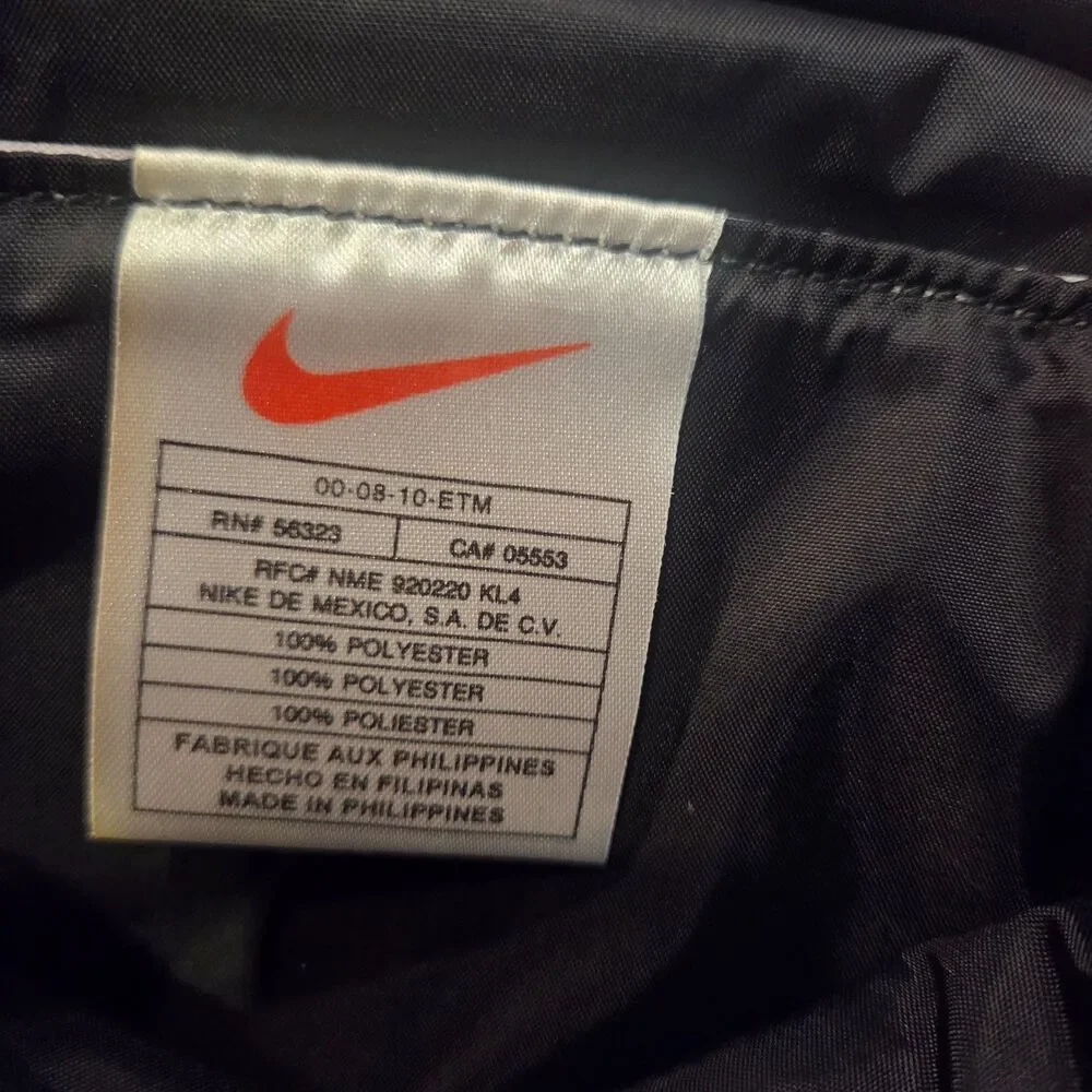 Vintage Nike Y2K Crossbody Sling Bag Single Strap In Gray Black Swoosh Logo